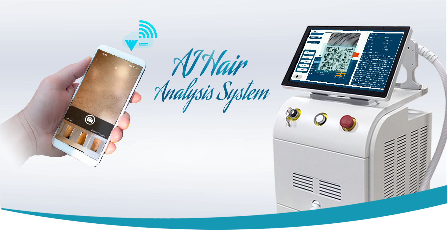 HMTech DL2005 intelligent hair analysis workflow interface